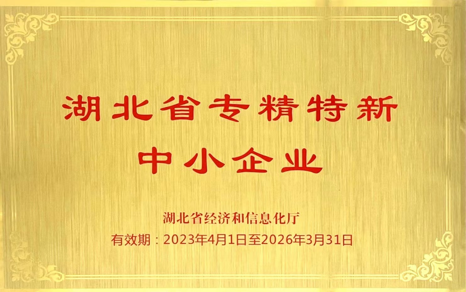 湖北省专精特新中小企业